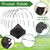 118.1" x 78.7" Winter Plant Cover Freeze Protection with 6 Sets of 7FT Greenhouse Hoops for Raised Beds Plant Protection Cover for Outdoor Vegetable and Chicken Coops Protect Snow and Ice in Winter