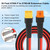 MOOKEERF XT60i to XT60 Extension Cable 10AWG 30FT XT60i Female to XT60 Male Connector Cable for Portable Power Station Solar Panel