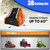 LI LIBZAKI 420D Zero Turn Mower Cover ,Waterproof Marine Grade Fabric -Universal Fit for John Deer,Cub Cadet Zero Turn Up to 60" Lawn Mower Decks,Dimensions: 79" L X 46" WX 55" H-Orange