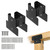 Pergola Brackets, 4 Pcs 6x6 Heavy Duty 3-Way T Brackets, Adjustable Steel T Shaped Post to Beam Connectors for Wood Pergolas, Gazebos, Patio & Outdoor Structures