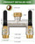 LNEZCDB Hose Splitter 2 Way Heavy Duty, Brass Garden Hose Splitter