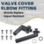 Valve Cover Elbow Fitting Compatible with Nissan 350Z 2003-2008 Infiniti FX35 G35 M35 VQ35DE 3.5L