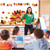 Thanksgiving Turkey Bulletin Board Decorations Set We are Thankful for Classroom Bulletin Board Cutouts Fall Pumpkin Maple Leaves Letters for Classroom Chalkboard Wall Supplies Favor