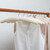 JS HOME Padded Clothing Fabric Hangers for Women Clothing - Set of 10vPremium Hangers for Closet, Bride Hanger for Wedding Dress, Sweater - Ivory