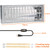 Chicken Coop Heater for Winter, Heat Lamp for Chickens 600W, Chicken Heater for Coop with 2 Heating Settings, for Poultry, Dogs, Pets, Birds, Animals