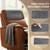 Xmntdo Recliner Headrest Protector,Non Slip Waterproof Headrest Cover,Leather Recliner Headrest Cover for Sofa,Furniture,Living Room,Office Chair (Dark Gray)