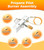 Propane Pilot Burner Assembly with Thermocouple for Outdoor Patio Heaters