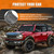 Hood Deflector Compatible with Bronco 4-Door & 2-Door 2026 2025 2023 2022 2021, Hood Protector Hood Guard Shield Bug Deflector Exterior Accessories Gloss Carbon Fiber(Not for Bronco Sports)