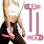 Slim Panda Weight Lifting Straps With Double Cuffed D Ring, Wrist Support for Men Women ,Heavy Duty Thick Comfortable Lifting Straps, Secure Fit, Enhanced Grip, Straps for Weightlifting & Strength Training (Pink)