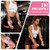 Slim Panda Weight Lifting Straps With Double Cuffed D Ring, Wrist Support for Men Women ,Heavy Duty Thick Comfortable Lifting Straps, Secure Fit, Enhanced Grip, Straps for Weightlifting & Strength Training (Pink)