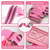 Slim Panda Weight Lifting Straps With Double Cuffed D Ring, Wrist Support for Men Women ,Heavy Duty Thick Comfortable Lifting Straps, Secure Fit, Enhanced Grip, Straps for Weightlifting & Strength Training (Pink)
