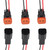 2 Pin DT Connectors Waterproof with 14 AWG Electrical Cable Wire Male Female Waterproof Plug Socket Quick Disconnect Plug for Car Truck Motorcycle Marine Boat and Other Wire Connection- 3 Pack