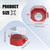 APIELE 4Pcs Emergency Stop Button Switch Cover Dustproof Safety Plastic Protector Lockout Cover Round Hole Suitable for 30mm Mounting
