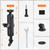 CAMOLO Motorcycle Action Camera Mount Holder, Handlebar Mount Clip for Bike/Bicycle/Motorcycle/Motor,Compatible with GoPro Hero 6/7/8/9&AKASO, SJCAM, DJI Osmo YI and More