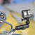 CAMOLO Motorcycle Action Camera Mount Holder, Handlebar Mount Clip for Bike/Bicycle/Motorcycle/Motor,Compatible with GoPro Hero 6/7/8/9&AKASO, SJCAM, DJI Osmo YI and More