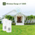 SURFOU Wireless Doorbell 2 Transmitters 1 Receiver 1300ft Chime Kit White