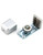 QWORK® Door Floor Guide, Adjustable Barn Door Roller Guides, Non-Scratch Wheels with Ball Bearing, for Frame Sliding Door, Silver, 2Pcs