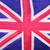 Basic Sense Pure Silk Union Jack Scarf - Lightweight, Skin-Friendly UK Flag Neck Scarves for Men & Women, Royal Blue