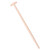 T Type Wooden Shaft Handle 100 cm / 39" - Hardwood Replacement Handle for Shovel, Spade, Fork - 40 mm to 25 mm Tapered Garden Tool Handle for DIY, Landscaping, Renovation, Yard Work