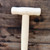 T Type Wooden Shaft Handle 100 cm / 39" - Hardwood Replacement Handle for Shovel, Spade, Fork - 40 mm to 25 mm Tapered Garden Tool Handle for DIY, Landscaping, Renovation, Yard Work
