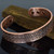 Wide Copper Magnetic Bracelet for Men Pure Copper Bangle Cuff 6 Magnets Adjustable-GF (M: Wrist 16.5-19.5cm/6.5-7.6")