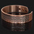 Wide Copper Magnetic Bracelet for Men Pure Copper Bangle Cuff 6 Magnets Adjustable-GF (M: Wrist 16.5-19.5cm/6.5-7.6")