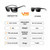 ZENOTTIC Polarised Sunglasses for Men Lightweight Square TR90 Frame UV400