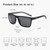 ZENOTTIC Polarised Sunglasses for Men Lightweight Square TR90 Frame UV400
