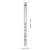 WANXIAO Irish Whistle Traditional Tin Penny Whistle 6 Holes Flute Wind Music Instrument for Beginners Intermediates & Experts- Key of C