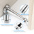 Magnetic Door Stop, 7 Inch Long Door Stop, Stainless Steel, Heavy Duty Magnetic Door Stopper Floor Wall Mount Soft-Catch Magnetic Door Holder Catch Doorstops to Keep Door Open