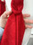 LeahWard Women's Large Soft Genuine Suede Leather Shoulder Bag Italian Real Leather Handbag (Red)