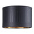 Modern Jet Black Croc Design Faux Leather Material 12" Circular Drum Lamp Shade| for Pendant Table or Floor | Eye-Catching Inner Shiny Gold Lining by Happy Homewares