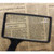 5X Handheld Rectangle Magnifying Glass for Reading, Scratch Resistant Glass Lens, Magnification Magnifier Lens for Senior, Low Vision, Books, Map, Reading Hobbies, Repair, Jewelry Observation