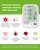 OxiPro BP1 Blood Pressure Monitors - Health & Pharma Recommended - BP Blood Pressure Machines for Home Use with Heart Rate Monitor & Large Cuff - Blood Pressure Monitors, White