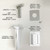 Techomey Gas Flue Kit for Propane Fridge, Gas Fridge Flue Vent Kits, Campervan Accessories, Campervan Refrigerator Accessories or Replacement
