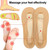 LegendTech 3D Foot Massage Padded Lady Invisible Socks, No-Show Arch Support, Sponge Cushion Non Slip Massage Socks For Plantar Fasciitis & Heel Pain (3 pairs,One Size)