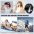 MENNYO Anti-Nausea Bracelets for Seasickness - Motion Sickness Wristband with an Adjustable Timer Function and 3 Adjustable Levels, Acupressure Bands for Morning Sickness, Seasickness, car Sickness.