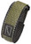 ALPINE Sporty Padded Nylon Fabric Adjustable Strap for 20mm Watch Band - Waterproof & Quick Dry Nylon Replacement Watch Bands for Women & Men - Compatible with Regular and Smart Watch bands(Green)