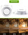 4 Pack 12V Led Lights Dimmable Full Aluminum Recessed Mount Ceiling Light 3W Roof Downlight for T4 T5 Campervan Motorhome Boat Living Room Bedroom Kitchen 3000K Warm White (Silver)