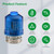Wengart Thermal Actuator WG02, DC24V Valve, Normaly Closed, On and Off Status with 360 Degree LED Indication, for Underfloor Heating Thermostat, Blue (24V_Golden Nut)