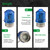 Wengart Thermal Actuator WG02, DC24V Valve, Normaly Closed, On and Off Status with 360 Degree LED Indication, for Underfloor Heating Thermostat, Blue (24V_Golden Nut)
