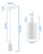 Vecys White Pendant Light Fitting,Ceiling Fitting Set with 100cm Adjustable Flexible Cable,E27 Screw Lamp Holder for Ceiling Pendant(1PCS)