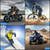 OBEST Motorcycle Bluetooth Headset 5.3 Noise Reduction Hands-Free