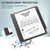 CoBak Clear Case for Kindle Scribe 10.2" (2024/2022 Release), Soft TPU Back Cover with Pen Holder and Pen Tips Holder- Lightweight, Scratch-Proof, Clear