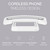 ALCATEL ePure Iconic - Cordless Phone DECT - Classic Design - Large Highly Legible GraphicDisplay - Handsfree - Call Barring - White