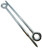 HAFD M12 x 300mm Scaffolding Eye Bolts Zinc Plated Steel Heavy Duty Eyebolts for Securing Scaffold Tie Ins and Lifting Applications Strong and Durable for Outdoor Construction Use Pack of 5