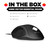 HP OMEN Vector Essential Mouse - Gaming Mouse with Customisable Light, Adjustable DPI for Responsiveness, Featherweight for Fast Reflexes