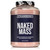 NAKED Strawberry Mass - 1,500 Calories, 50G Protein, Nothing Artificial. Strawberry Weight Gainer Protein Powder - 8lb Bulk, GMO Free, Gluten Free & Soy Free
