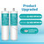 AQUACREST DW80/90 Under Sink Water Filter, Replacement for Aqua-Pure AP-DW80/90, AP-DWS1000, Kohler K-201-NA, Kohler K-202-NA (Pack of 2), Model No. WF60-80/90