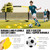 Kids Soccer Goal Set, 2 of 4x3 ft Soccer Goals for Backyard, Portable Pop Up Soccer Nets Training Equipment with Soccer Ball, Cones, Soccer Net for Family Kids Youth Outdoor Sports Games Kids Soccer Goal Set, 2 of 4x3 ft Soccer Goals for Backyard, Portable Pop Up Soccer Nets Training Equipment with Soccer Ball, Cones, Soccer Net for Family Kids Youth Outdoor Sports Games